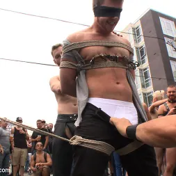 Hayden Richards in 'Kink Men' Naked stud bound, beaten and humiliated at Dore Alley Street Fair (Thumbnail 24)