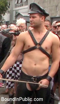 Kink Men 'Naked stud bound, beaten and humiliated at Dore Alley Street Fair' starring Hayden Richards (Photo 25)