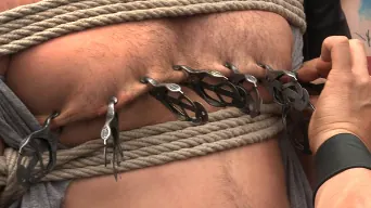 Hayden Richards in 'Naked stud bound, beaten and humiliated at Dore Alley Street Fair'