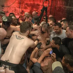 Hayden Richards in 'Kink Men' Southern stud gets fucked and showered with cum in front of 100 men! (Thumbnail 7)