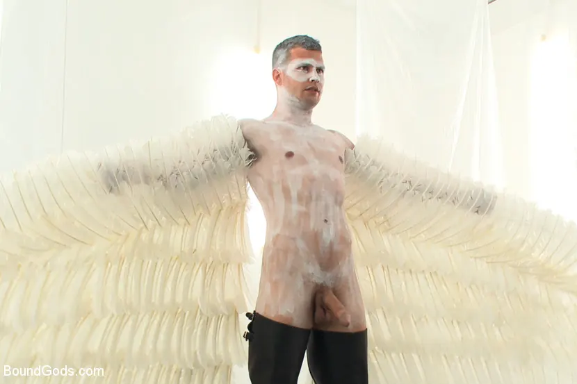 Kink Men 'Wings of Desire - A Bound Gods Feature Presentation' starring Hayden Richards (Photo 8)