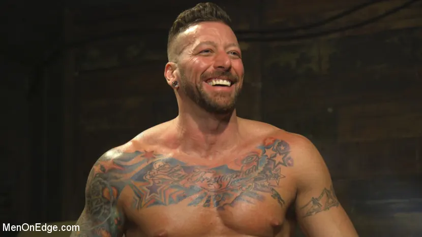 Kink Men 'Bound Beefcake Gets Edged to the Max!' starring Hugh Hunter (Photo 15)