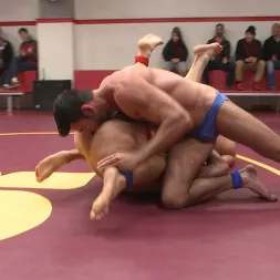 Hugh Hunter in 'Kink Men' Muscle on Muscle: Live Tag Team Oil Match Between 4 Ripped Hunks! (Thumbnail 8)