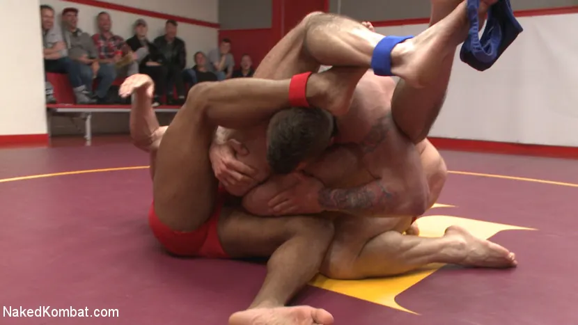 Kink Men 'Muscle on Muscle: Live Tag Team Oil Match Between 4 Ripped Hunks!' starring Hugh Hunter (Photo 10)