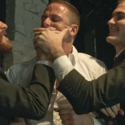Ivan Gregory in 'Kink Men' Muscled jewel thief has his uncut cock edged with the Mouth of Anubis (Thumbnail 1)