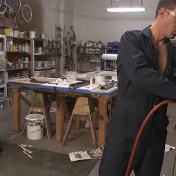 JJ Knight in 'Kink Men' Fucking on the job: Stud with a fat cock dominates his creepy coworker (Thumbnail 2)