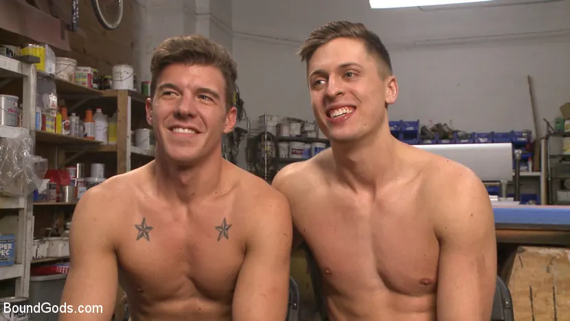 Kink Men 'Fucking on the job: Stud with a fat cock dominates his creepy coworker' starring JJ Knight (Photo 5)