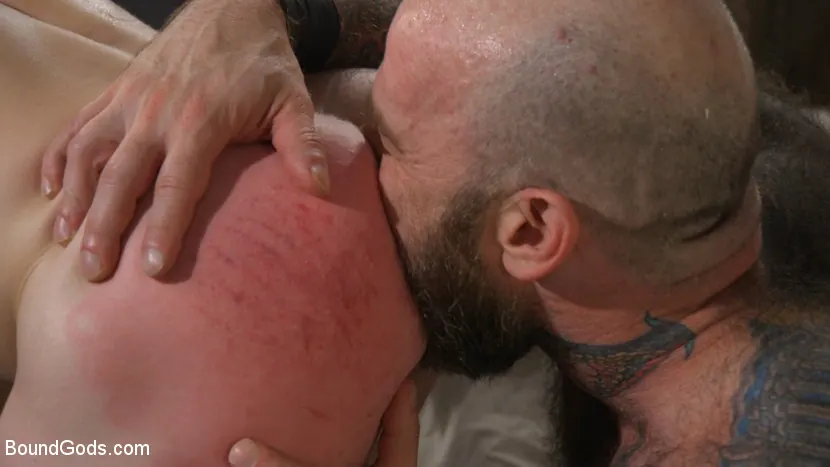 Kink Men 'Cody Winter Gets Thrashed and Fucked by Hairy Muscle Daddy Jack Dixon' starring Jack Dixon (Photo 13)