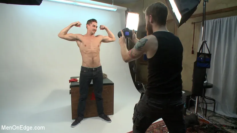 Kink Men 'Jack Hunter's audition becomes a dark edging fantasy' starring Jack Hunter (Photo 2)