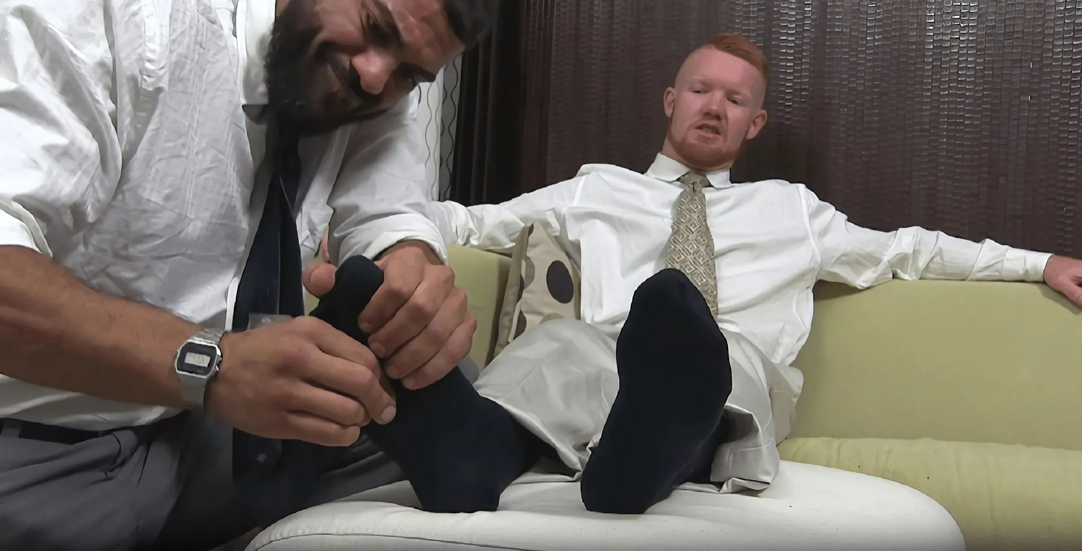 Kink Men 'New Boss Ricky's Feet Worshiped' starring Jackson Davis (Photo 2)