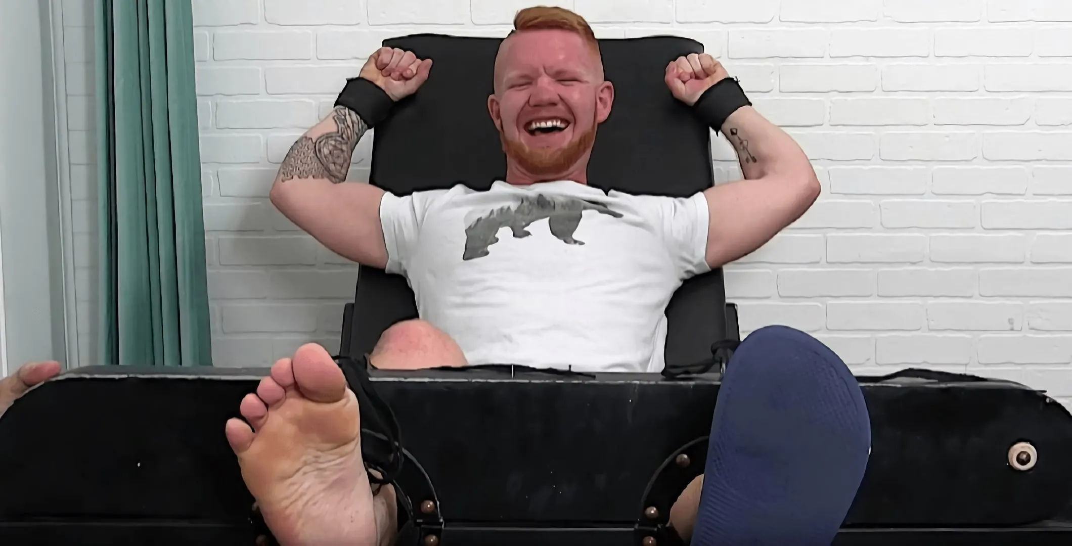 Kink Men 'Ultra-Ticklish Muscle Ginger Jackson' starring Jackson Davis (Photo 2)