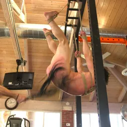 Jackson Fillmore in 'Kink Men' Bound gym whore gets the cum fucked right out of his uncut cock (Thumbnail 9)