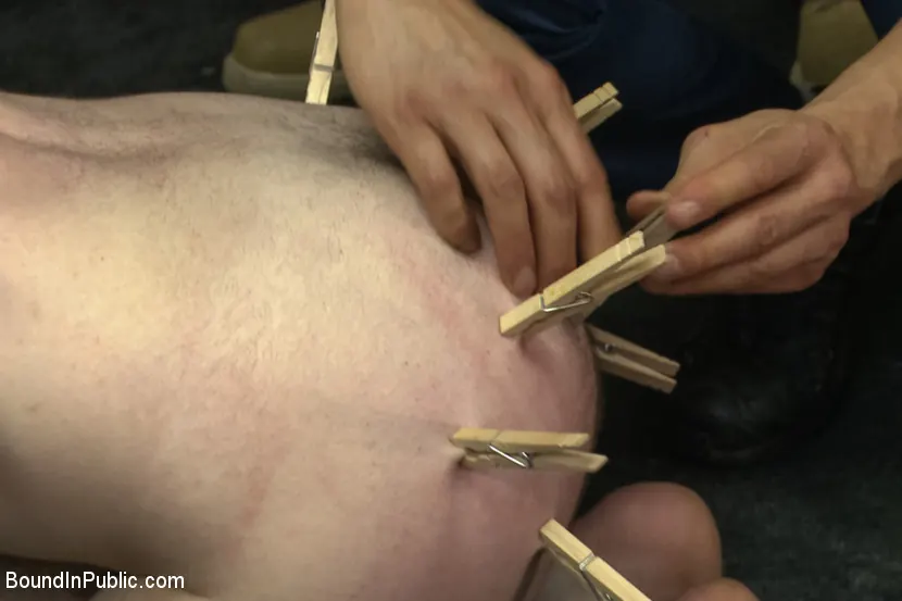 Kink Men 'The BIP doms take down one of their own in a local clothing store' starring Jacques LaVere (Photo 17)