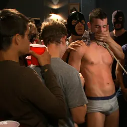 Jake Steel in 'Kink Men' Captured stud is being used in a bar full of horny masked men (Thumbnail 6)