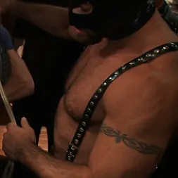Jake Steel in 'Kink Men' Captured stud is being used in a bar full of horny masked men (Thumbnail 8)