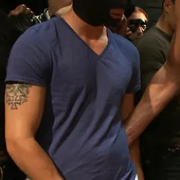 Jake Steel in 'Kink Men' Captured stud is being used in a bar full of horny masked men (Thumbnail 10)