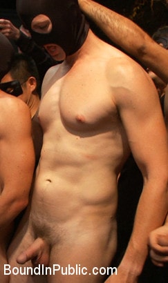 Kink Men 'Captured stud is being used in a bar full of horny masked men' starring Jake Steel (Photo 12)