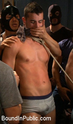 Kink Men 'Captured stud is being used in a bar full of horny masked men' starring Jake Steel (Photo 15)