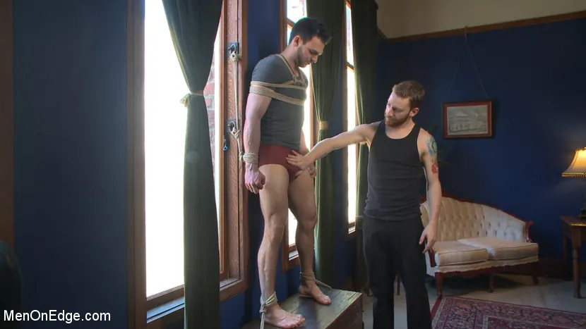 Kink Men 'Muscular Stud, Jason Maddox, Begs to Cum In bondage for the First Time' starring Jason Maddox (Photo 5)