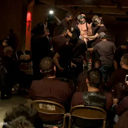 Jason Miller in 'Kink Men' Horny Crowd Torments Bound Muscled Stud for BIP's Pre-Halloween Party (Thumbnail 6)