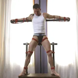 Jason Styles in 'Kink Men' Muscular Straight Boy Edged in Bondage! (Thumbnail 2)