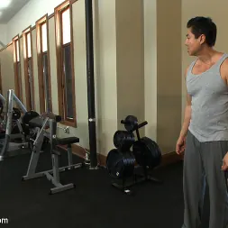 Jaxton Wheeler in 'Kink Men' Loudmouth bodybuilder with a fat cock gets edged against his will (Thumbnail 1)