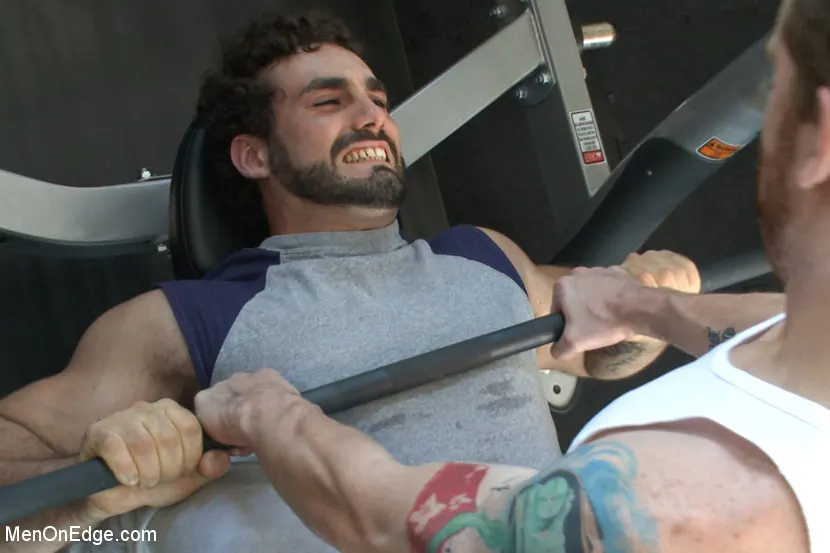 Kink Men 'Loudmouth bodybuilder with a fat cock gets edged against his will' starring Jaxton Wheeler (Photo 2)