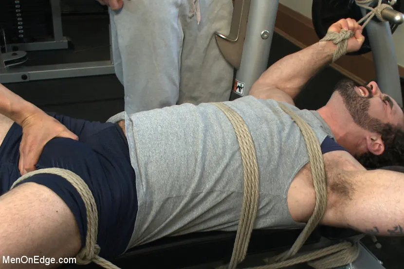 Kink Men 'Loudmouth bodybuilder with a fat cock gets edged against his will' starring Jaxton Wheeler (Photo 12)