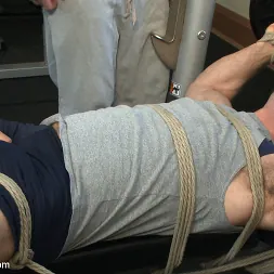 Jaxton Wheeler in 'Kink Men' Loudmouth bodybuilder with a fat cock gets edged against his will (Thumbnail 12)