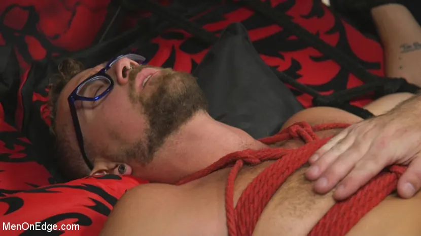 Kink Men 'Hot new stud with a beautiful cock gets edged and fucked to cum!' starring Jay Austin (Photo 1)