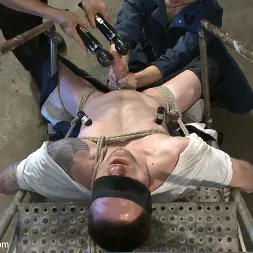 Jay Rising in 'Kink Men' Straight stud with a giant cock relentlessly edged against his will (Thumbnail 12)
