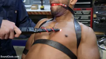 Jay Rising in 'Zapped, Beaten and Fucked! - Lazy Shop Worker Takes His Punishment'