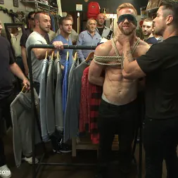 Jessie Colter in 'Kink Men' Greedy whore stuffed full of cock at a local clothing store (Thumbnail 2)