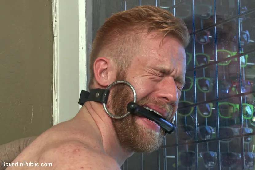 Kink Men 'Muscled stud worships feet and takes cock after cock in bondage' starring Jessie Colter (Photo 13)