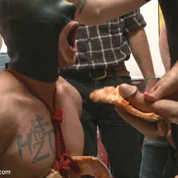 Jessie Colter in 'Kink Men' Muscled whore gets publicly fucked and doused with cum (Thumbnail 1)