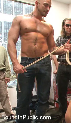 Kink Men 'Muscled whore gets publicly fucked and doused with cum' starring Jessie Colter (Photo 11)