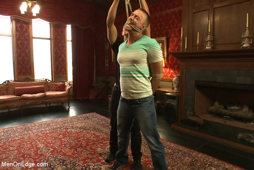 Kink Men 'Porn superstar Jessie Colter gets bound, gagged and edged until he begs to cum.' starring Jessie Colter (Photo 15)