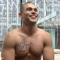 Jessie Colter in 'Kink Men' Ripped, muscled stud gang fucked by horny dudes and smothered with feet (Thumbnail 7)