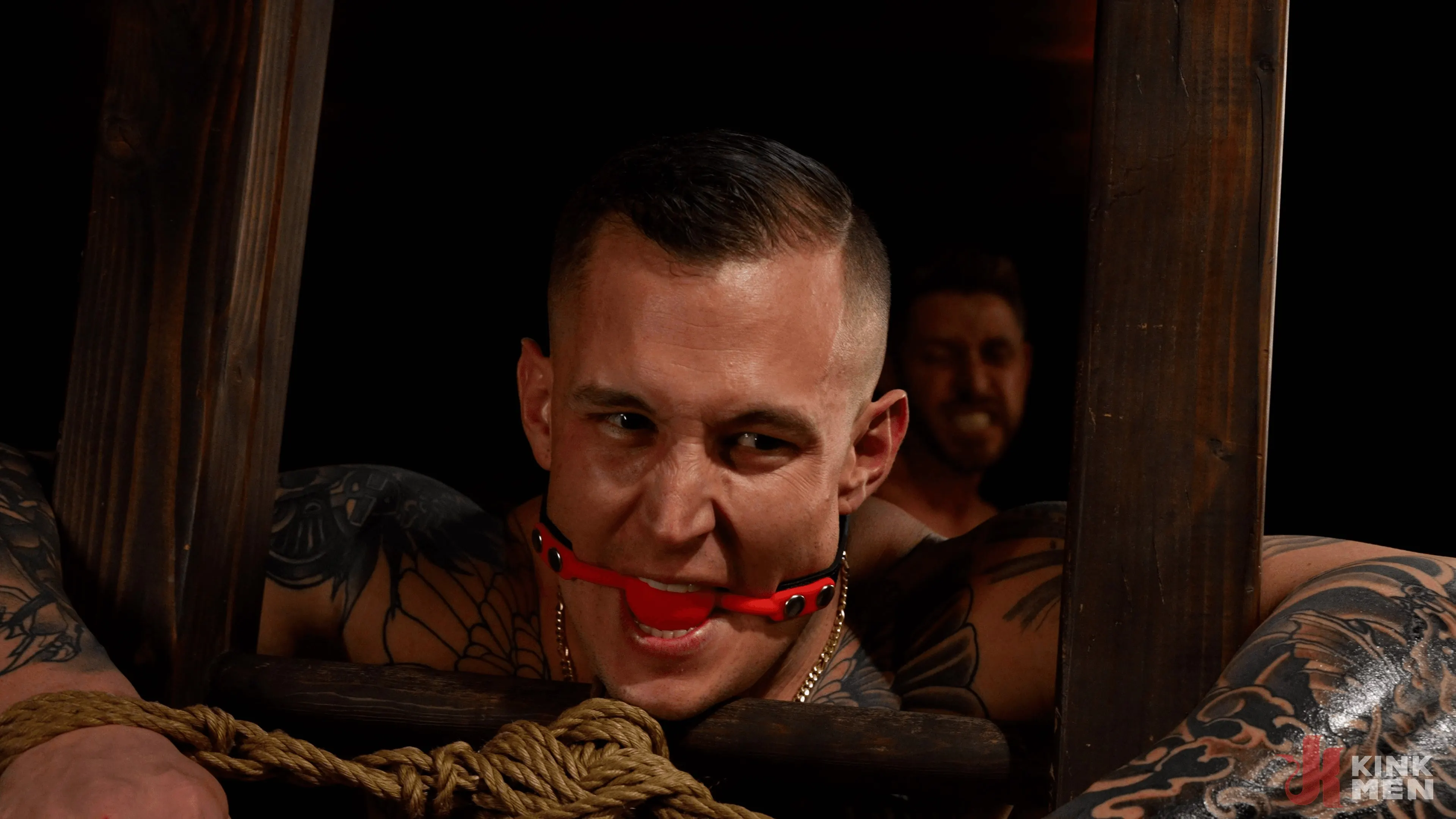 Kink Men 'Be Careful What You Read: Johnny Ford Fucks the Demon Out of Brock Kniles' starring Johnny Ford (Photo 22)