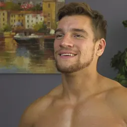 Jordan Boss in 'Kink Men' Edging Straight Boy Until He Busts a Nut Hands-Free (Thumbnail 2)