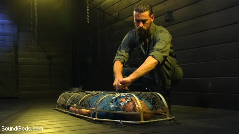 Kink Men 'Caged: Max Ferro Locks Up And Abuses Joseph Banks' starring Joseph Banks (Photo 1)