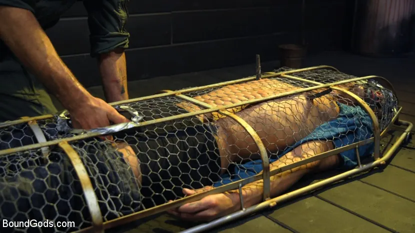 Kink Men 'Caged: Max Ferro Locks Up And Abuses Joseph Banks' starring Joseph Banks (Photo 5)