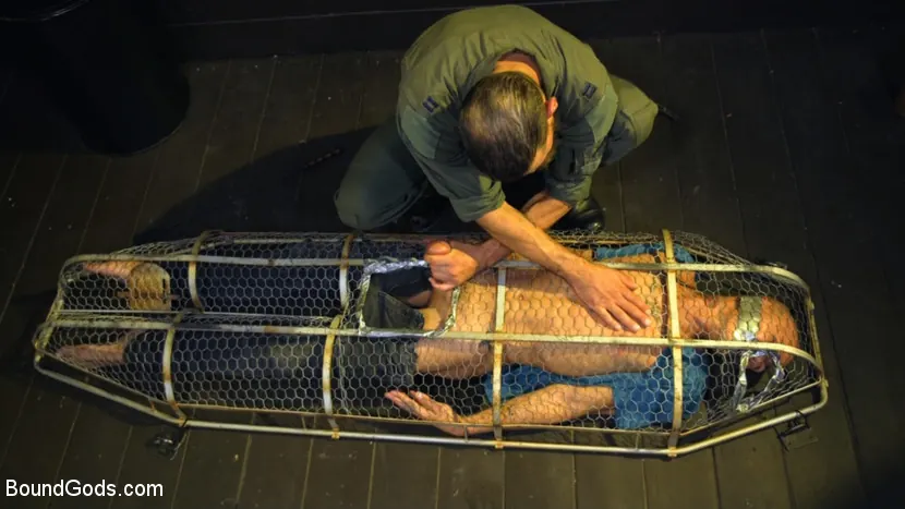 Kink Men 'Caged: Max Ferro Locks Up And Abuses Joseph Banks' starring Joseph Banks (Photo 9)