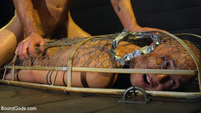 Kink Men 'Caged: Max Ferro Locks Up And Abuses Joseph Banks' starring Joseph Banks (Photo 17)