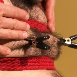 Josh Long in 'Kink Men' Hot Hairy Stud Tied up and Edged for first time (Thumbnail 10)