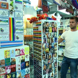 Josh West in 'Kink Men' A mob of men punish a thief with a giant cock (Thumbnail 2)