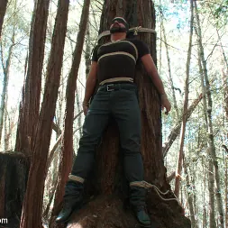 Josh West in 'Kink Men' Bound Gods Dom Josh West Gets Edged Deep in the Woods (Thumbnail 2)