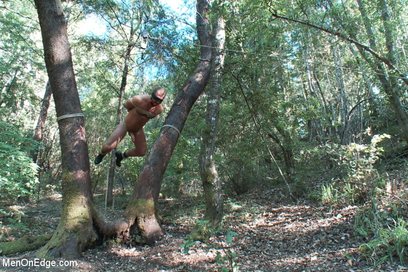 Kink Men 'Bound Gods Dom Josh West Gets Edged Deep in the Woods' starring Josh West (Photo 5)