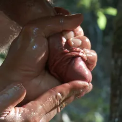 Josh West in 'Kink Men' Bound Gods Dom Josh West Gets Edged Deep in the Woods (Thumbnail 6)