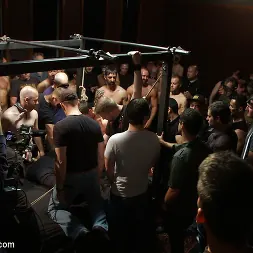 Josh West in 'Kink Men' Live Shoot: Dirk Caber and 200 horny men at Folsom weekend party. (Thumbnail 16)